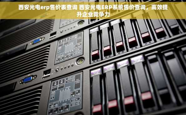 西安光电erp售价表查询 西安光电ERP系统售价查询，高效提升企业竞争力