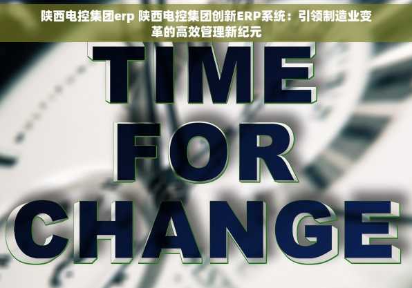 陕西电控集团erp 陕西电控集团创新ERP系统：引领制造业变革的高效管理新纪元