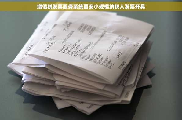 增值税发票服务系统西安小规模纳税人发票开具