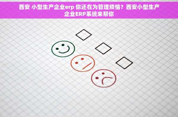 西安 小型生产企业erp 你还在为管理烦恼？西安小型生产企业ERP系统来帮你