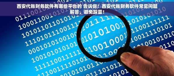 西安代账财务软件有哪些平台的 告诉你！西安代账财务软件常见问题解答，避免踩雷！
