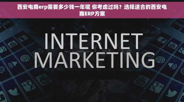 西安电商erp需要多少钱一年呢 你考虑过吗？选择适合的西安电商ERP方案