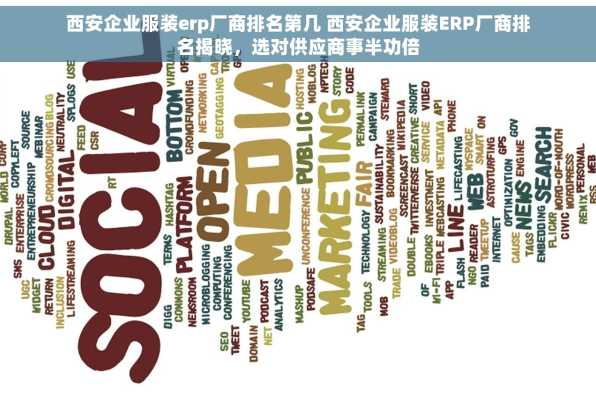 西安企业服装erp厂商排名第几 西安企业服装ERP厂商排名揭晓，选对供应商事半功倍