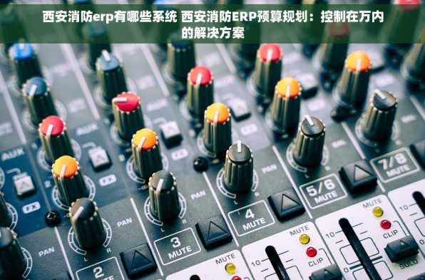 西安消防erp有哪些系统 西安消防ERP预算规划：控制在万内的解决方案
