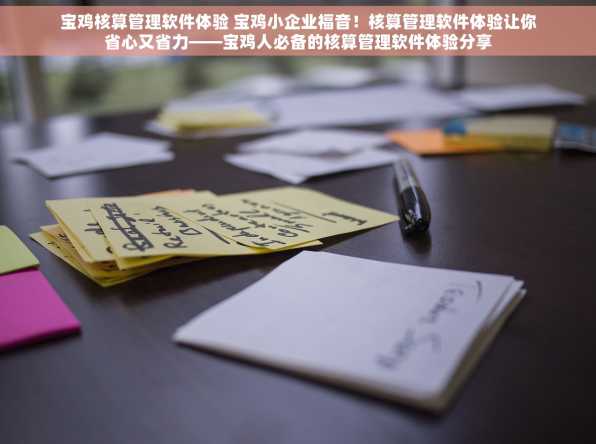 宝鸡核算管理软件体验 宝鸡小企业福音！核算管理软件体验让你省心又省力——宝鸡人必备的核算管理软件体验分享