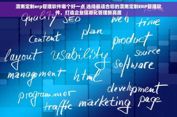 渭南定制erp管理软件哪个好一点 选择最适合您的渭南定制ERP管理软件，打造企业信息化管理新高度