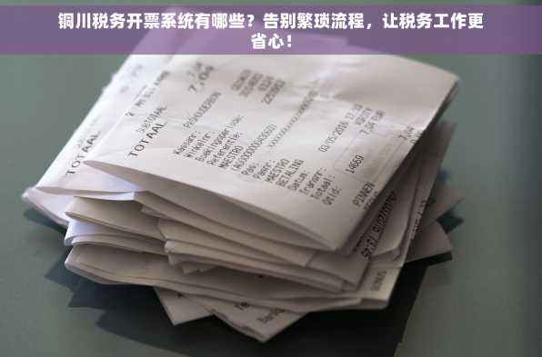 铜川税务开票系统有哪些？告别繁琐流程，让税务工作更省心！