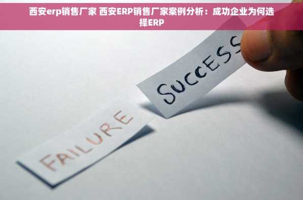 西安erp销售厂家 西安ERP销售厂家案例分析：成功企业为何选择ERP