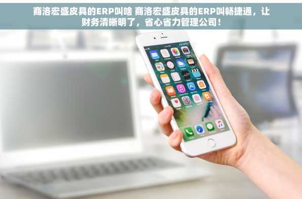 商洛宏盛皮具的ERP叫啥 商洛宏盛皮具的ERP叫畅捷通，让财务清晰明了，省心省力管理公司！