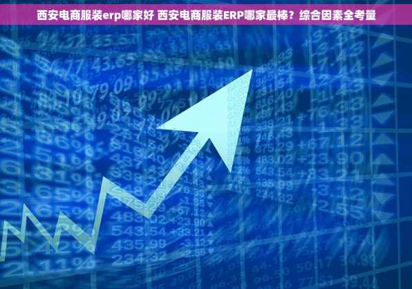 西安电商服装erp哪家好 西安电商服装ERP哪家最棒？综合因素全考量