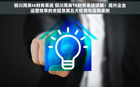 铜川用友t6财务系统 铜川用友T6财务系统详解：提升企业运营效率的关键及其五大优势与应用案例