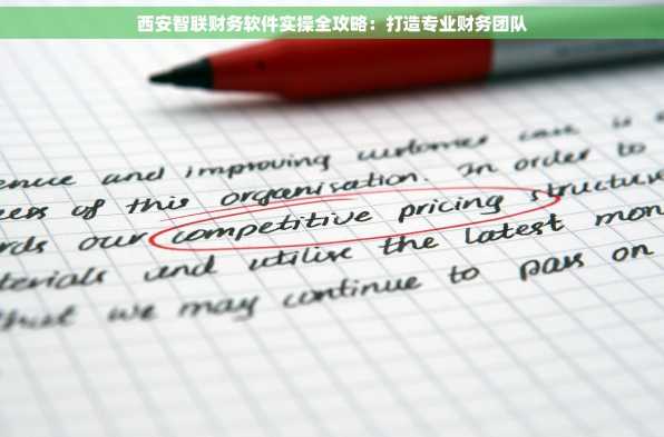 西安智联财务软件实操全攻略：打造专业财务团队
