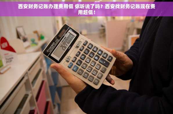 西安财务记账办理费用低 你听说了吗？西安找财务记账现在费用超低！