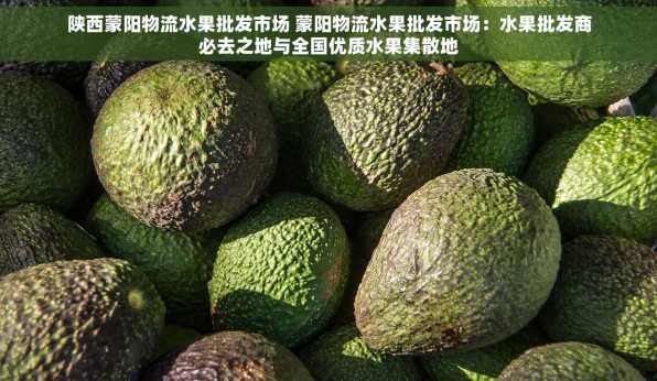 陕西蒙阳物流水果批发市场 蒙阳物流水果批发市场：水果批发商必去之地与全国优质水果集散地