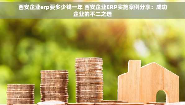 西安企业erp要多少钱一年 西安企业ERP实施案例分享：成功企业的不二之选
