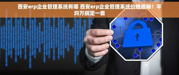西安erp企业管理系统有哪 西安erp企业管理系统价格揭秘！平均万搞定一套