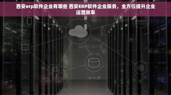 西安erp软件企业有哪些 西安ERP软件企业服务，全方位提升企业运营效率