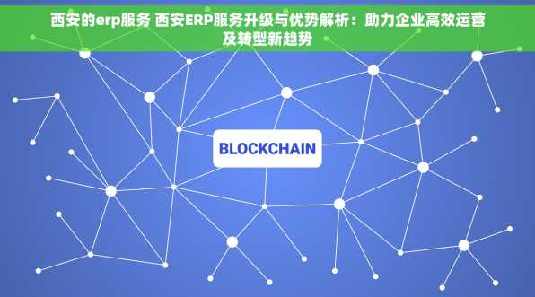 西安的erp服务 西安ERP服务升级与优势解析：助力企业高效运营及转型新趋势