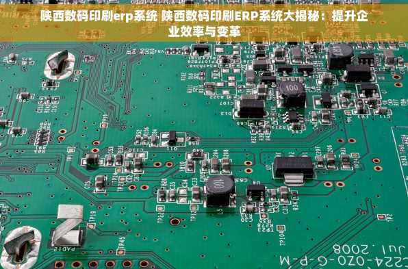 陕西数码印刷erp系统 陕西数码印刷ERP系统大揭秘：提升企业效率与变革