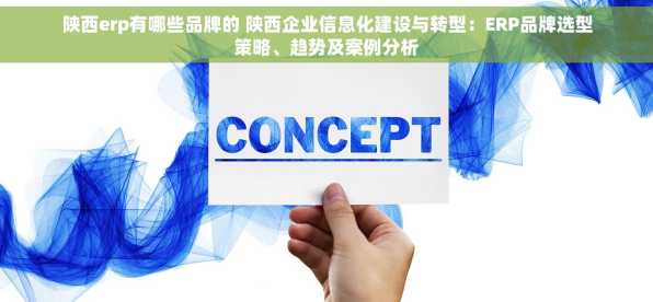 陕西erp有哪些品牌的 陕西企业信息化建设与转型：ERP品牌选型策略、趋势及案例分析