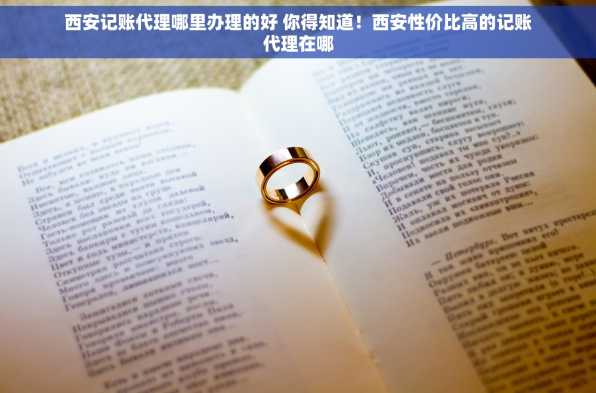 西安记账代理哪里办理的好 你得知道！西安性价比高的记账代理在哪