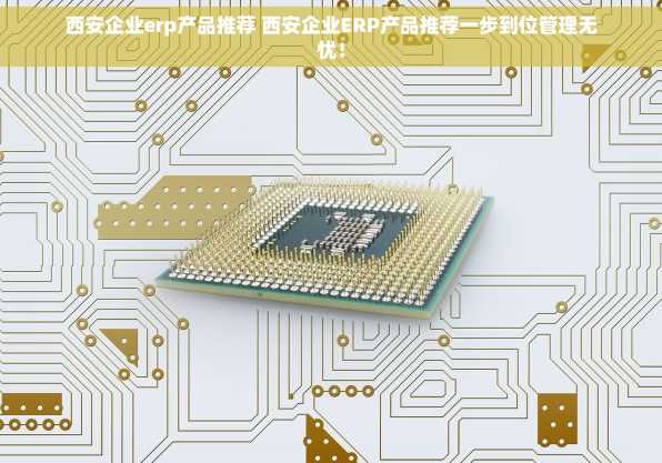 西安企业erp产品推荐 西安企业ERP产品推荐一步到位管理无忧！