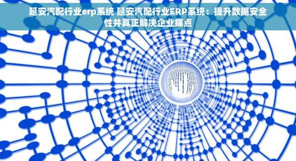 延安汽配行业erp系统 延安汽配行业ERP系统：提升数据安全性并真正解决企业痛点