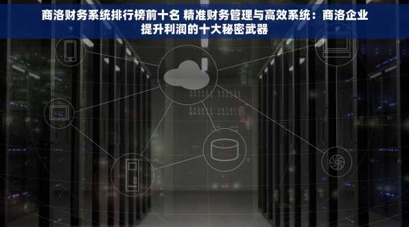 商洛财务系统排行榜前十名 精准财务管理与高效系统：商洛企业提升利润的十大秘密武器