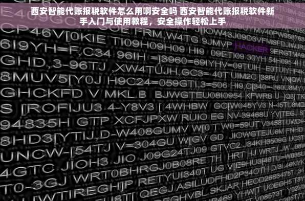 西安智能代账报税软件怎么用啊安全吗 西安智能代账报税软件新手入门与使用教程，安全操作轻松上手