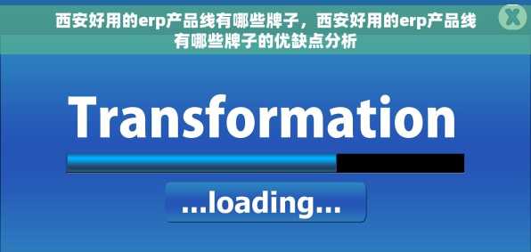 西安好用的erp产品线有哪些牌子，西安好用的erp产品线有哪些牌子的优缺点分析