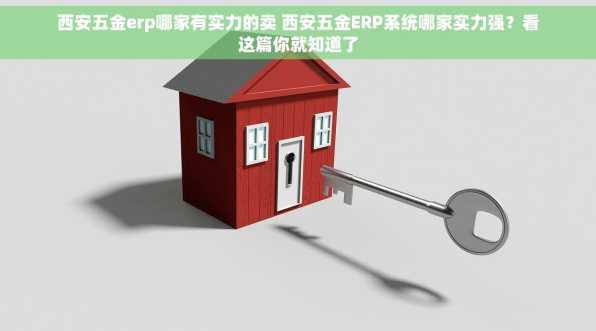 西安五金erp哪家有实力的卖 西安五金ERP系统哪家实力强？看这篇你就知道了