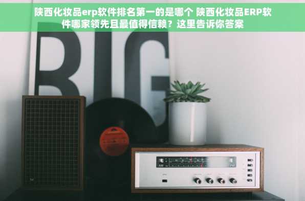 陕西化妆品erp软件排名第一的是哪个 陕西化妆品ERP软件哪家领先且最值得信赖？这里告诉你答案