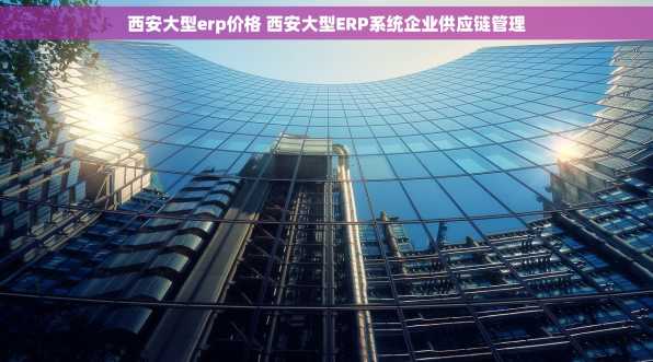 西安大型erp价格 西安大型ERP系统企业供应链管理