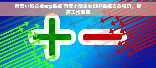 西安小微企业erp系统 西安小微企业ERP系统实战技巧，提高工作效率