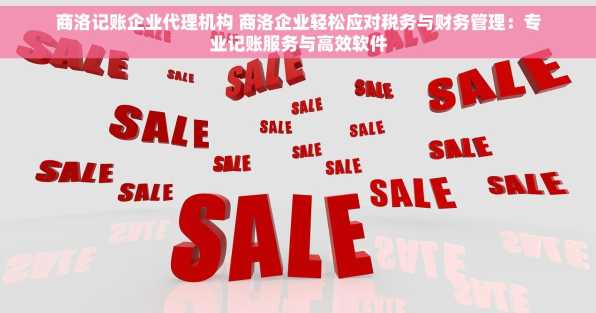 商洛记账企业代理机构 商洛企业轻松应对税务与财务管理：专业记账服务与高效软件