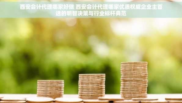 西安会计代理哪家好做 西安会计代理哪家优质权威企业主首选的明智决策与行业标杆典范