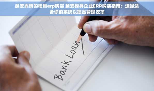 延安靠谱的模具erp购买 延安模具企业ERP购买指南：选择适合你的系统以提高管理效率
