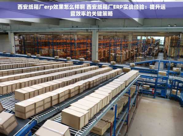 西安纸箱厂erp效果怎么样啊 西安纸箱厂ERP实战经验：提升运营效率的关键策略