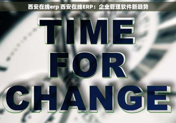 西安在线erp 西安在线ERP：企业管理软件新趋势