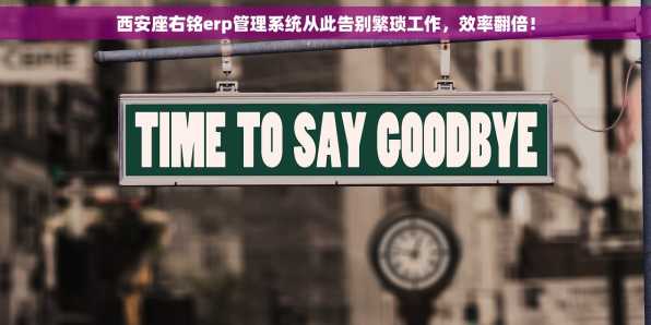 西安座右铭erp管理系统从此告别繁琐工作，效率翻倍！