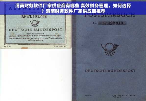 渭南财务软件厂家供应商有哪些 高效财务管理，如何选择？渭南财务软件厂家供应商推荐