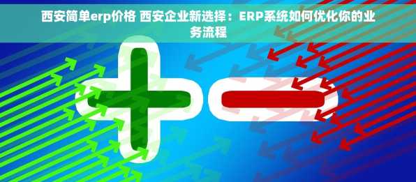 西安简单erp价格 西安企业新选择：ERP系统如何优化你的业务流程
