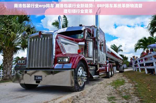 商洛包装行业erp排车 商洛包装行业新趋势：ERP排车系统革新物流管理引领行业变革