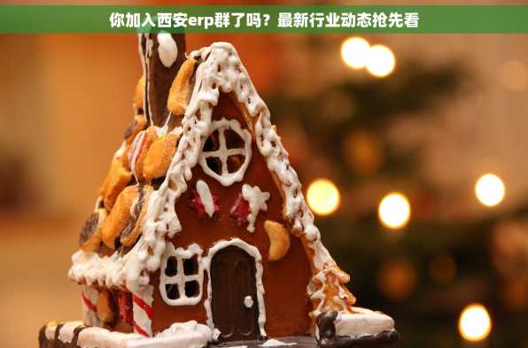 你加入西安erp群了吗？最新行业动态抢先看