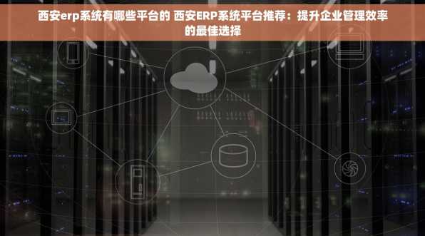 西安erp系统有哪些平台的 西安ERP系统平台推荐：提升企业管理效率的最佳选择