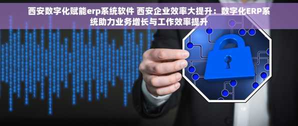 西安数字化赋能erp系统软件 西安企业效率大提升：数字化ERP系统助力业务增长与工作效率提升