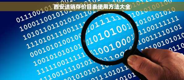 西安进销存价目表使用方法大全