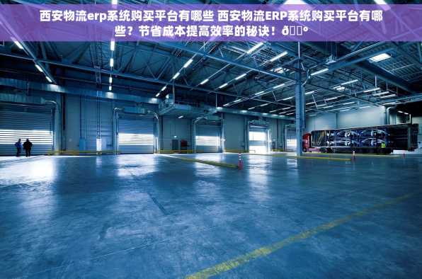 西安物流erp系统购买平台有哪些 西安物流ERP系统购买平台有哪些？节省成本提高效率的秘诀！💰