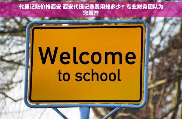 代理记账价格西安 西安代理记账费用知多少？专业财务团队为您解答