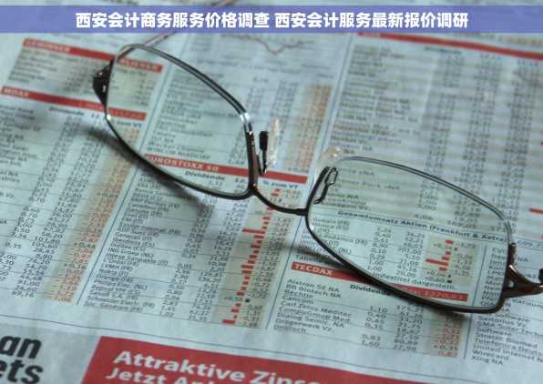 西安会计商务服务价格调查 西安会计服务最新报价调研